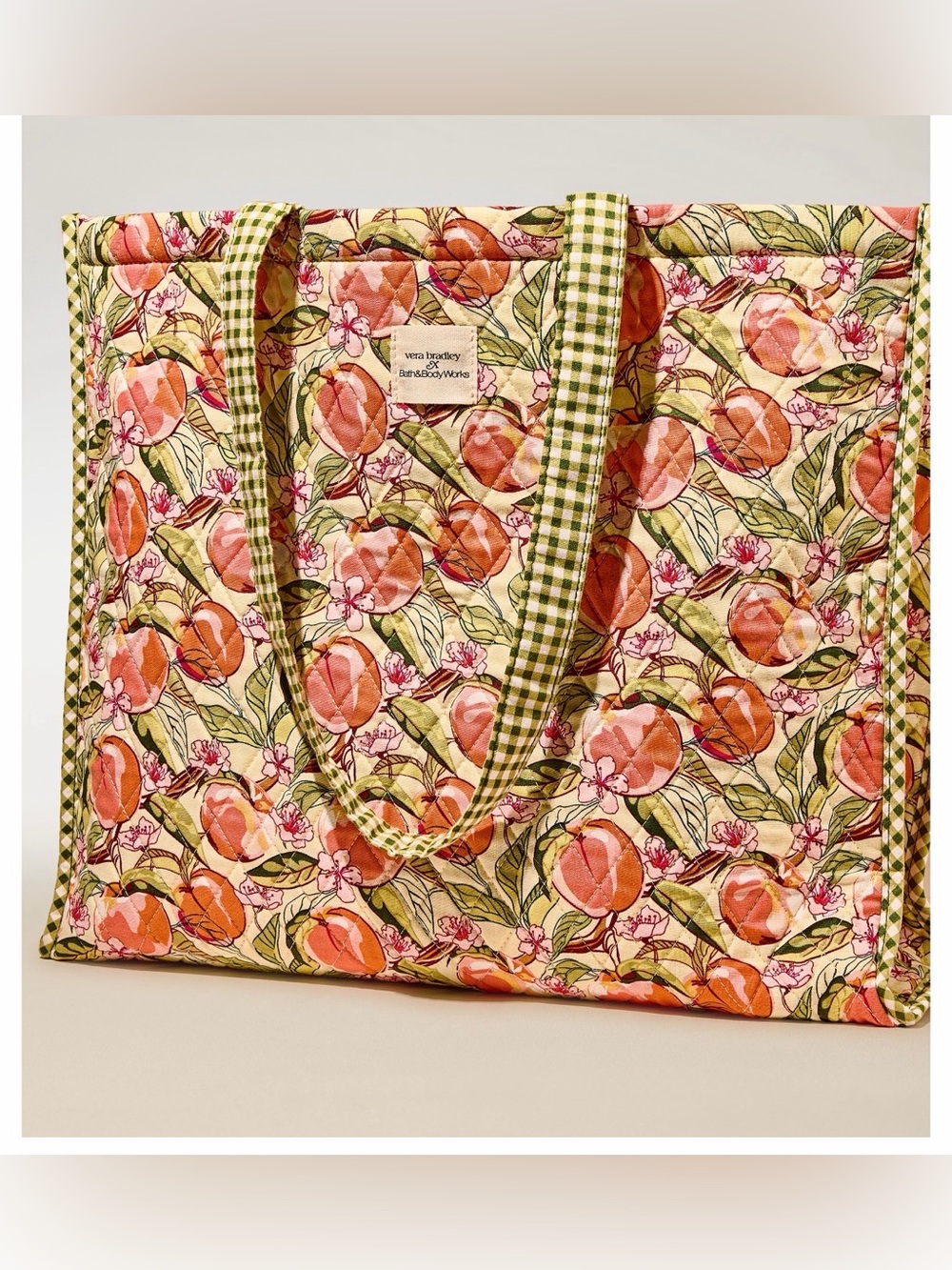 Brand new BBW Vera Bradley peach limited edition tote bag.